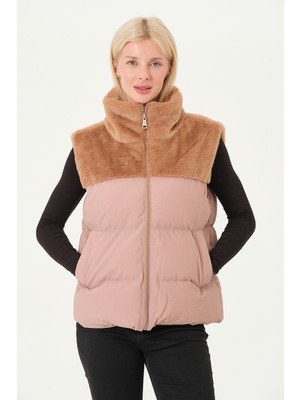 Pique RIN KADIN YELEK Rabbit Panelli Kadın Yelek