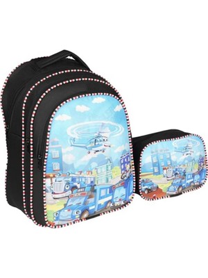 Marka Relaxion 3 Gözlü Takım Çanta Rlx 1113-HELIKOPTER