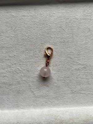 Pel Design Pembe Kuvars Tak Çıkar Charm Çok Amaçlı Kullanım