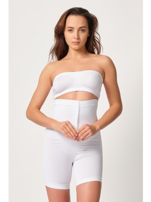 Giyim Beyaz Mı Emay 2087 Önden Agraflı Paçalı Korse Beruflic