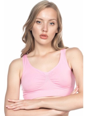 Giyim Pembe Mı Emay 4001 Soft Sporcu Büstiyer Beruflic