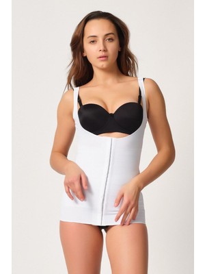 Giyim Beyaz Mı Emay 2916 Karyoka Destekli Agraflı Atlet Korse Beruflic