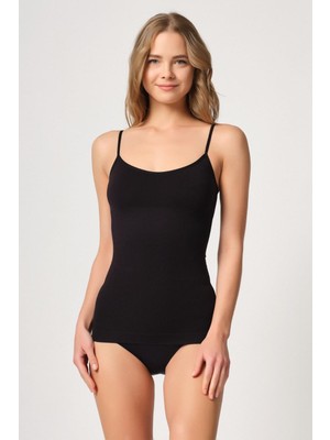 Giyim Siyah Mı Emay 5020 Ince Askılı Atlet Korse Beruflic