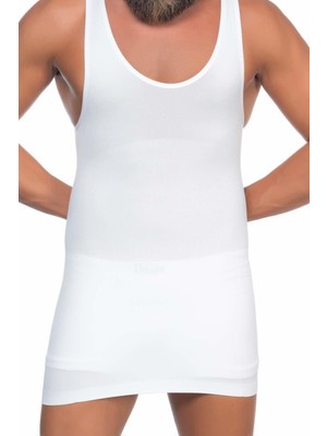 Giyim Beyaz Mı Emay  E1002 U Yaka Erkek Korse Atlet Beruflic