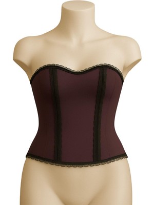 Giyim Mürdüm Mı Emay 9155 F Fırfırlı Terletici Büstiyer Beruflic