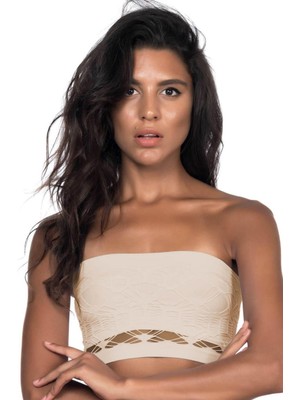 Giyim Ten Mı Emay 4050 Double Örgü Toparlayıcı Straplez Büstiyer Beruflic