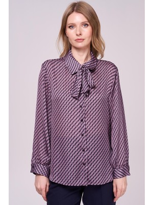 Journey Şifon Gömlek-Kravatlı Bluz