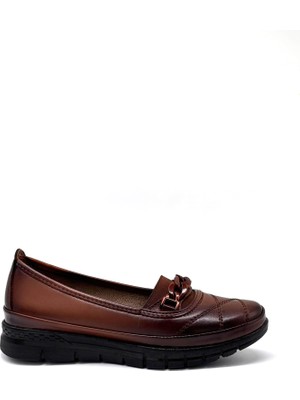 Kindep Kinsep Marvi Günlük Kadın Ayakkabı Taba