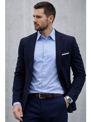 Polo State Erkek Uzun Kollu Regular Fit Pamuklu Kolay Ütülenebilir Oxford Gömlek