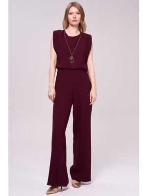 Journey Kolsuz-Arkası Bağcıklı, Kolyeli Krep Tulum