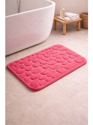 Noctis Nest Kaydırmaz Yüksek Su Emici 15 mm Köpük Banyo Paspası 60 x 40 cm