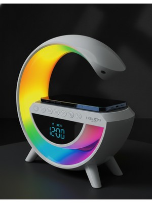 HS-5214 Helios Ses Bombası Rgb Table Lamp Radyo ve Masa Lambası