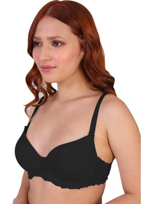 Giyim Siyah Mı 189D Pedli Dantelli Balenli Sütyen Beruflic