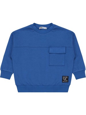 Civil Boys Kargo Cepli 2-5 Yaş Eşofman Takımı - Mavi 4-5 Yaş