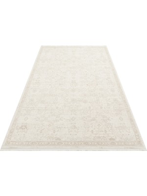 Akbel Halı Leona LNA 05 Krem - Modern Tasarım Toz Tutmayan Yumuşak Tuşeli Makine Halısı