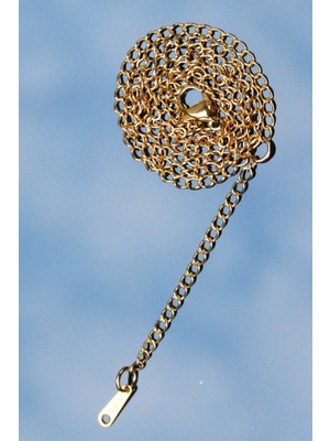 Rua Jewelry Çelik Italyan Klasik Zincir Kolye 2 mm Altın Renk | Kararmaz , Unisex , 2 Yıl Garantili