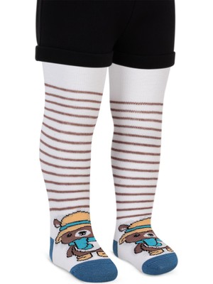 Civil Baby Cool Bear 6- Bebek Erkek Külotlu Çorap - Mavi 18 Ay