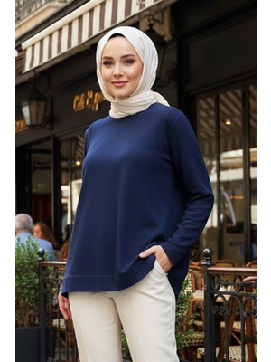 Nuss Basic Triko Tunik 902 Lacivert