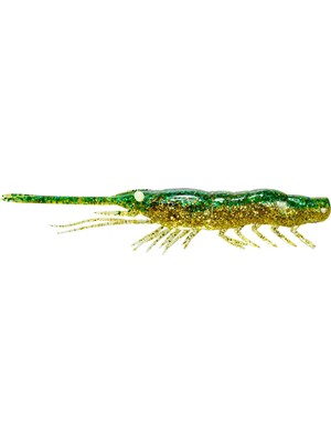 Magbite Snatch Bite Shrimp 10CM #12 Green Gold Shrimp (4 Adet)