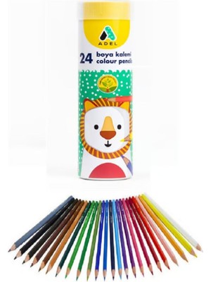 Marka Adel 24LÜ Tüp Boya Kalemi