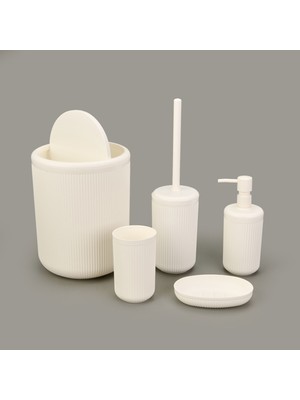 Matmel Bath Linea 5'li Banyo Seti - Beyaz