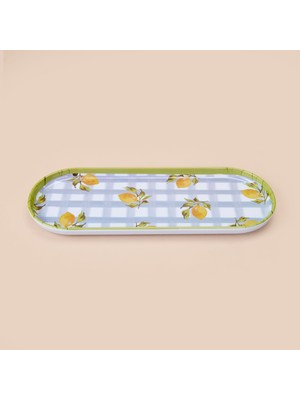 Matmel Kitchen Lemon Kayık Tabak - Renkli - 38 cm