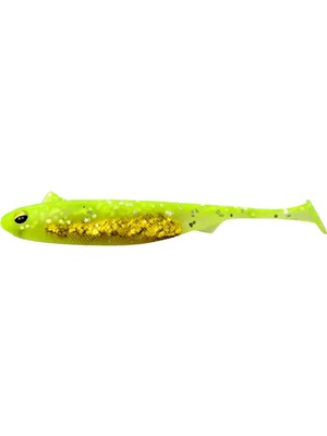 Magbite Snatch Bite Shad 10CM #04 Gold Belly Chartreuse Silikon Balık (5 Adet)