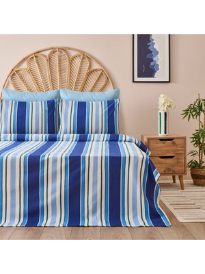 Matmel Soft Verano Çift Kişilik Pike Takımı - Mavi / Yeşil