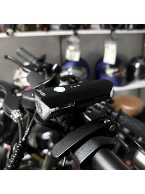 Bike Sky Evo 300 Lümen Bisiklet Ön Far Aydınlatma ( Şarjlı Type Kablo Uyumlu  )