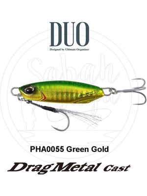 Duo Drag Metal Cast Jig 40GR. PHA0055 Green Gold