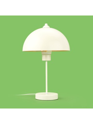 Matmel Lighting Metal Mantar Abajur - Beyaz