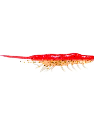 Magbite Snatch Bite Shrimp 6.5cm #01 Red Gold Shrimp (6 Adet)