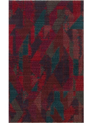 Akbel Halı Otto TT 02 Berry - El Emeği, Hav Vermeyen ve Kolay Temizlenebilir Modern Kara Tezgâh Halısı