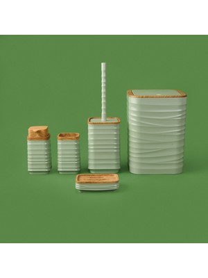 Matmel Bath Luna Kare 5 Li Banyo Seti - Yeşil