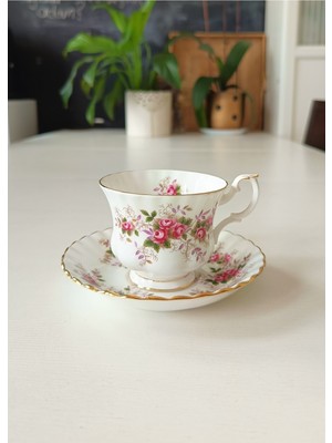 Royal Albert Lavender Rose Bone China England Antika Çay Fincanı 2 Parça 160 ml