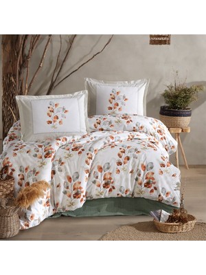 Mg Ranforce Nevresim Takımı Çift Kişilik Ruska V1 Mint