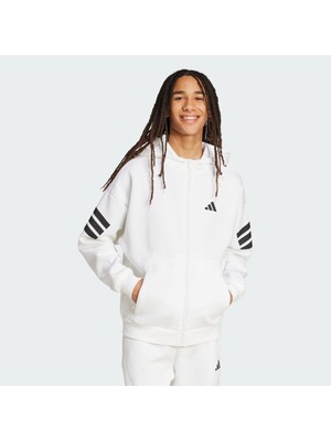 Adidas Sportswear JW7106 Future Icons 3-Stripes Full-Zip Hoodie