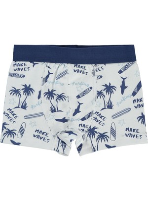 Civil Boys Palmiye 2-10 Yaş 2'li Boxer Set - Standart 10-11 Yaş