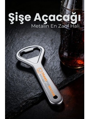 Transformacion Ergonomik Metal Şişe Açacağı - Gazoz, Kola, Bira Kapağı Açıcı