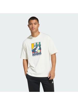 Adidas Sportswear KE4341 Anımal Pop Play Graphıc Tişört