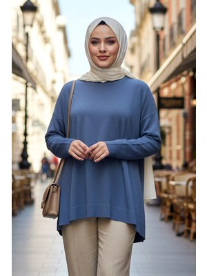 Nuss Basic Triko Tunik 902 Indigo