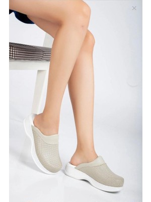 Shoemix Kadın Hakiki Deri Füme Ortopedik Hemşire,doktor,veteriner,dentist,öğretmen,aşçı,gastro Sabo Terlik