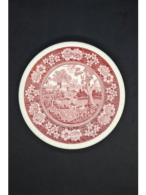 Villeroy & Boch Rusticana Alman Porselen Pasta Tabağı Kırmızı 20 cm