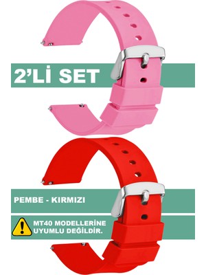 Trendburada Tcl Mt42 Mt42x Mt43 Mt46-Slazenger Akıllı Çocuk Saatleriyle Uyumlu Silikon Saat Kordonu Kayışı