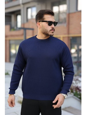 Erkek Selanik Örme Bisiklet Yaka Triko