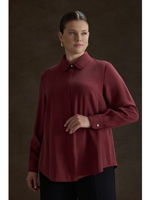 Aker Bordo Tencel Bluz