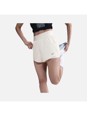 Nike Swift Dri-Fit Kadın Beyaz  Taytlı Koşu Şortu - HJ5376-696