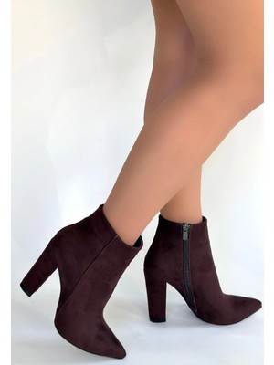 isiltikidsmoda Loora Açık Kahve Süet Topuklu Bot