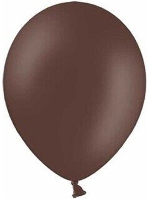 BenimMarifetlerim Düz Kahverengi Balon 12 Inch 15 Adet