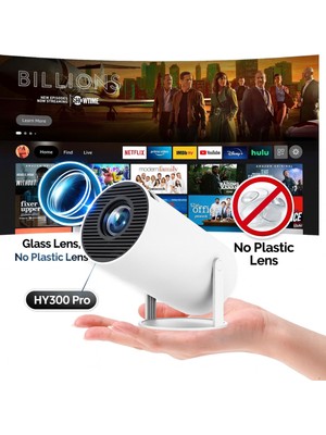 Taşınabilir Android Projeksiyon, 50.000 Saat Led, Wi-Fi, Hd Görüntü Kalitesi